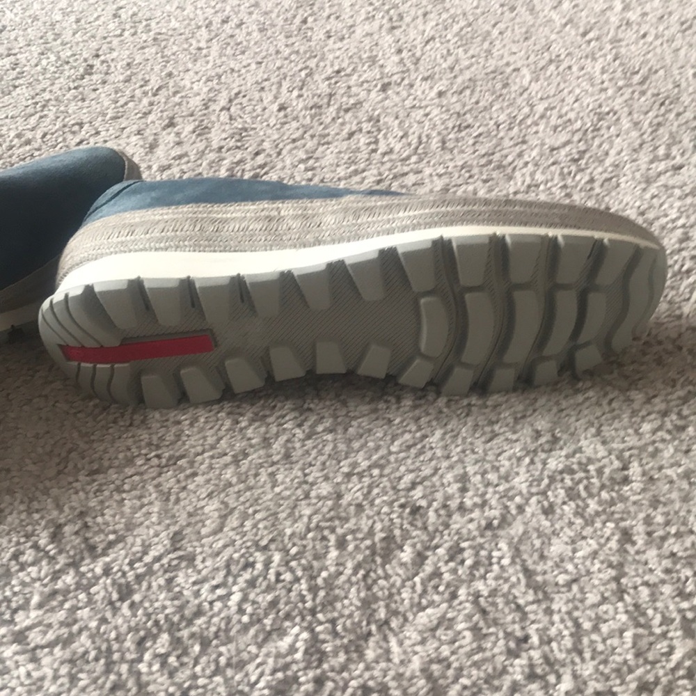 Prada blue sneakers slip ons - Picture 3 of 5